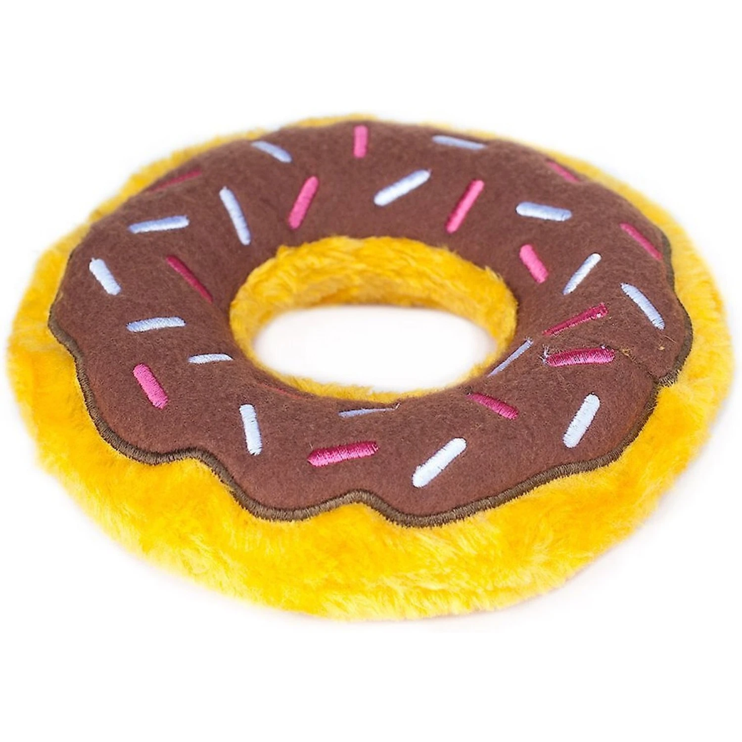 ZippyPaws Donutz Squeaky Plush No Stuffing Dog Toy 5 ZippyPaws Donutz Squeaky Plush No Stuffing Dog Toy - Image 5