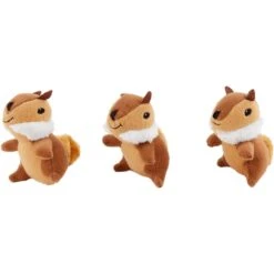 ZippyPaws Burrow Squeaky Hide & Seek Plush Dog Toy, Log & Chipmunks -Pet Toys Shop 104282 PT6. AC SS1800 V1523637398
