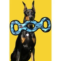 Tuffy's Ultimate 3-Way Tug Squeaky Plush Dog Toy -Pet Toys Shop 104657 PT2. AC SS1800 V1589561515