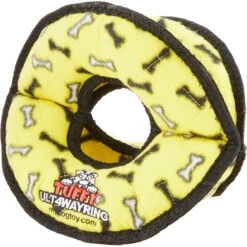 Tuffy's Ultimate 4-Way Ring Squeaky Plush Dog Toy