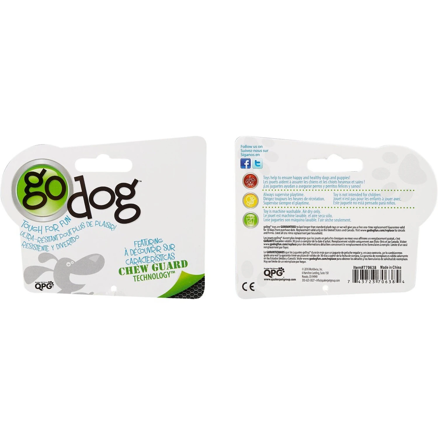 GoDog Dragons Chew Guard Squeaky Plush Dog Toy 6 GoDog Dragons Chew Guard Squeaky Plush Dog Toy - Image 6