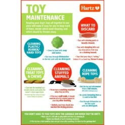 Hartz Dura Play Ball Squeaky Latex Dog Toy, Color Varies -Pet Toys Shop 113807 PT8. AC SS1800 V1660341234