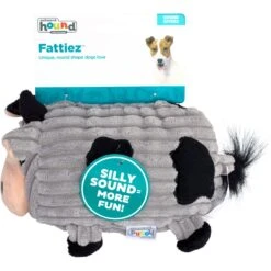 Outward Hound Fattiez Cow Squeaky Plush Dog Toy -Pet Toys Shop 116144 PT5. AC SS1800 V1589922763