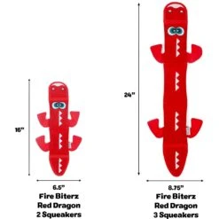 Outward Hound Fire Biterz Squeaky Dog Toy -Pet Toys Shop 116254 PT8. AC SS1800 V1525458243