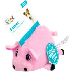 Outward Hound Fattiez Pig Squeaky Plush Dog Toy -Pet Toys Shop 116285 PT4. AC SS1800 V1636499007