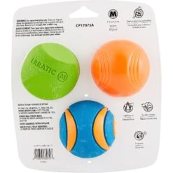 Chuckit! Fetch Ball Medley 2 Triple Pack Ball Dog Toy -Pet Toys Shop 122768 PT2. AC SS1800 V1531558917