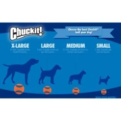 Chuckit! Fetch Ball Medley 2 Triple Pack Ball Dog Toy -Pet Toys Shop 122768 PT8. AC SS1800 V1530222469
