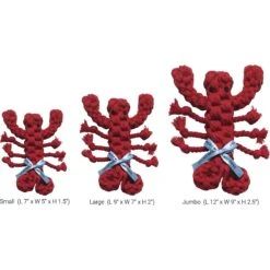 Jax And Bones Louie The Lobster Rope Dog Toy -Pet Toys Shop 133584 PT8. AC SS1800 V1523638240