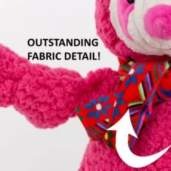 HuggleHounds Barnyard Durable Plush Corduroy Knottie Cow Squeaky Dog Toy -Pet Toys Shop 145373 PT6. AC SS1800 V1601011567