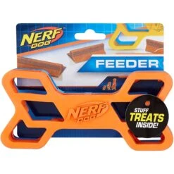 Nerf Dog EXO Treat Dispensing Bone Dog Toy -Pet Toys Shop 148525 PT2. AC SS1800 V1545252611
