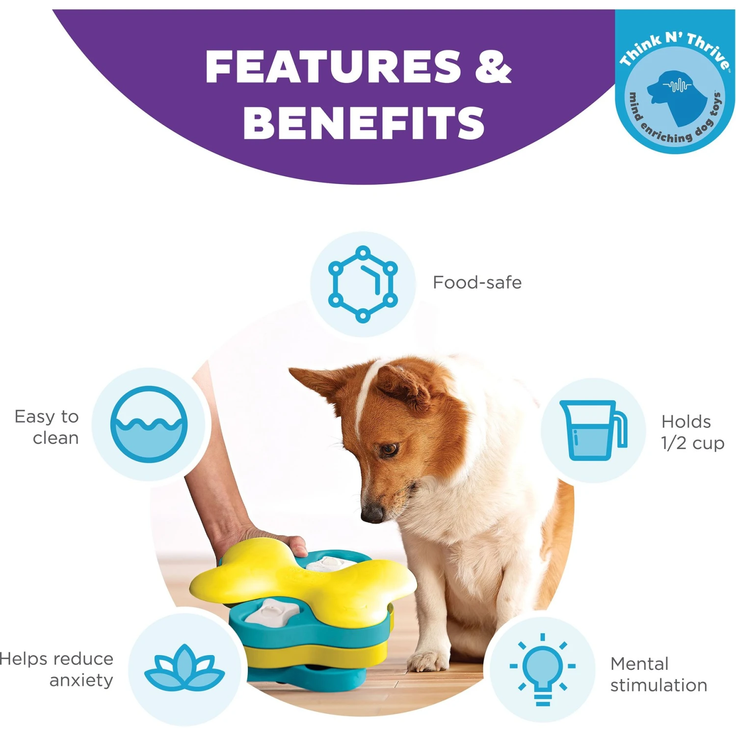 Nina Ottosson By Outward Hound Tornado Puzzle Game Dog Toy 2 Nina Ottosson By Outward Hound Tornado Puzzle Game Dog Toy - Image 2