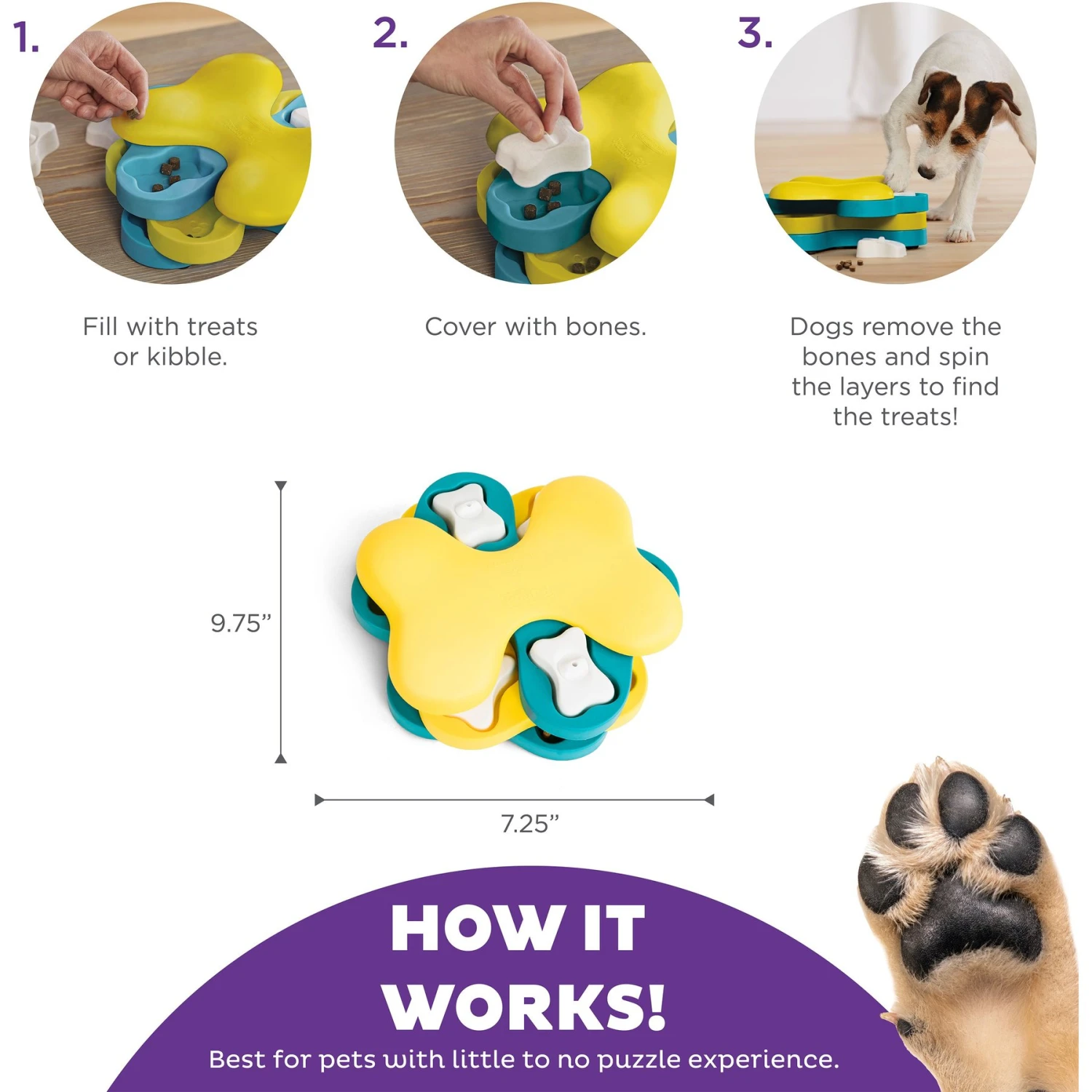 Nina Ottosson By Outward Hound Tornado Puzzle Game Dog Toy 3 Nina Ottosson By Outward Hound Tornado Puzzle Game Dog Toy - Image 3