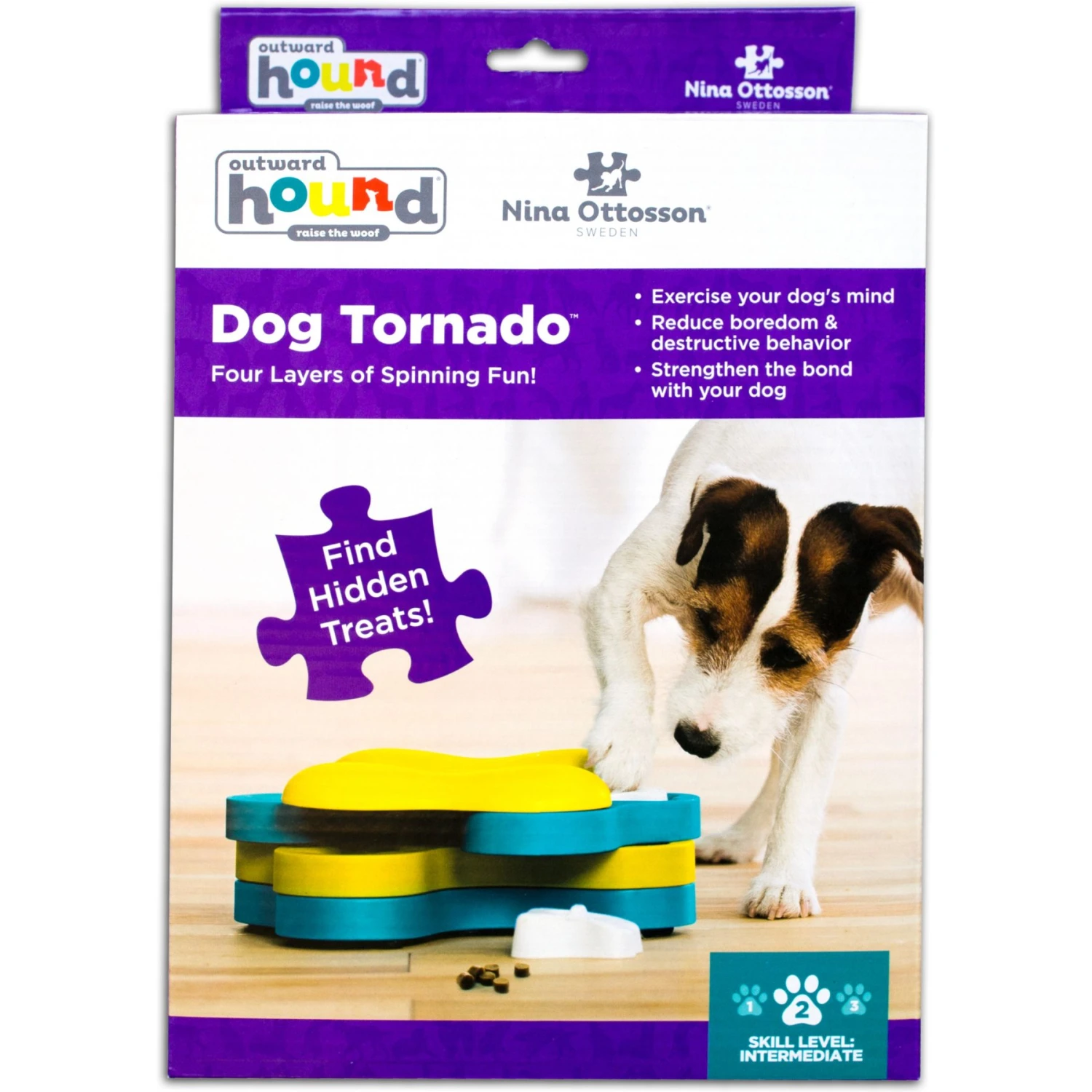 Nina Ottosson By Outward Hound Tornado Puzzle Game Dog Toy 8 Nina Ottosson By Outward Hound Tornado Puzzle Game Dog Toy - Image 8