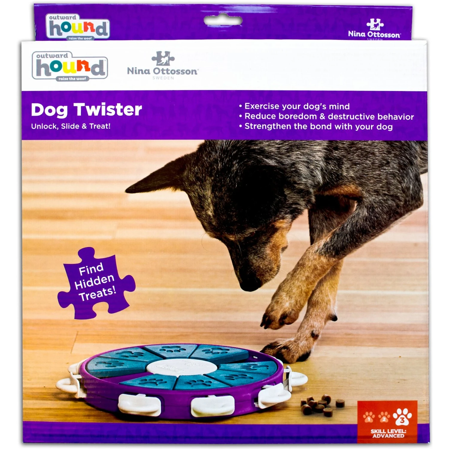 Nina Ottosson By Outward Hound Twister Puzzle Game Dog Toy 8 Nina Ottosson By Outward Hound Twister Puzzle Game Dog Toy - Image 8