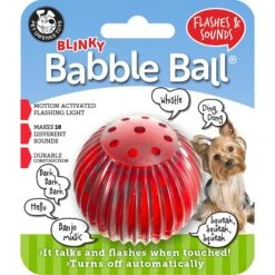 Pet Qwerks Blinky Babble Ball Dog Toy -Pet Toys Shop 151569 PT5. AC SS1800 V1589901720