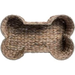 Bone Dry Bone-Shaped Hyacinth Storage Basket -Pet Toys Shop 153988 PT3. AC SS1800 V1539700818