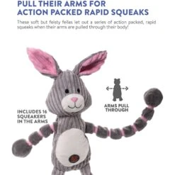 Charming Pet Thunda Tugga Bunny Squeaky Plush Dog Toy -Pet Toys Shop 155143 PT7. AC SS1800 V1594680417