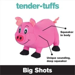 Snuggle Puppy Tender-Tuffs Plump Pink Pig Tough Squeaky Dog Toy -Pet Toys Shop 155734 PT2. AC SS1800 V1667517901