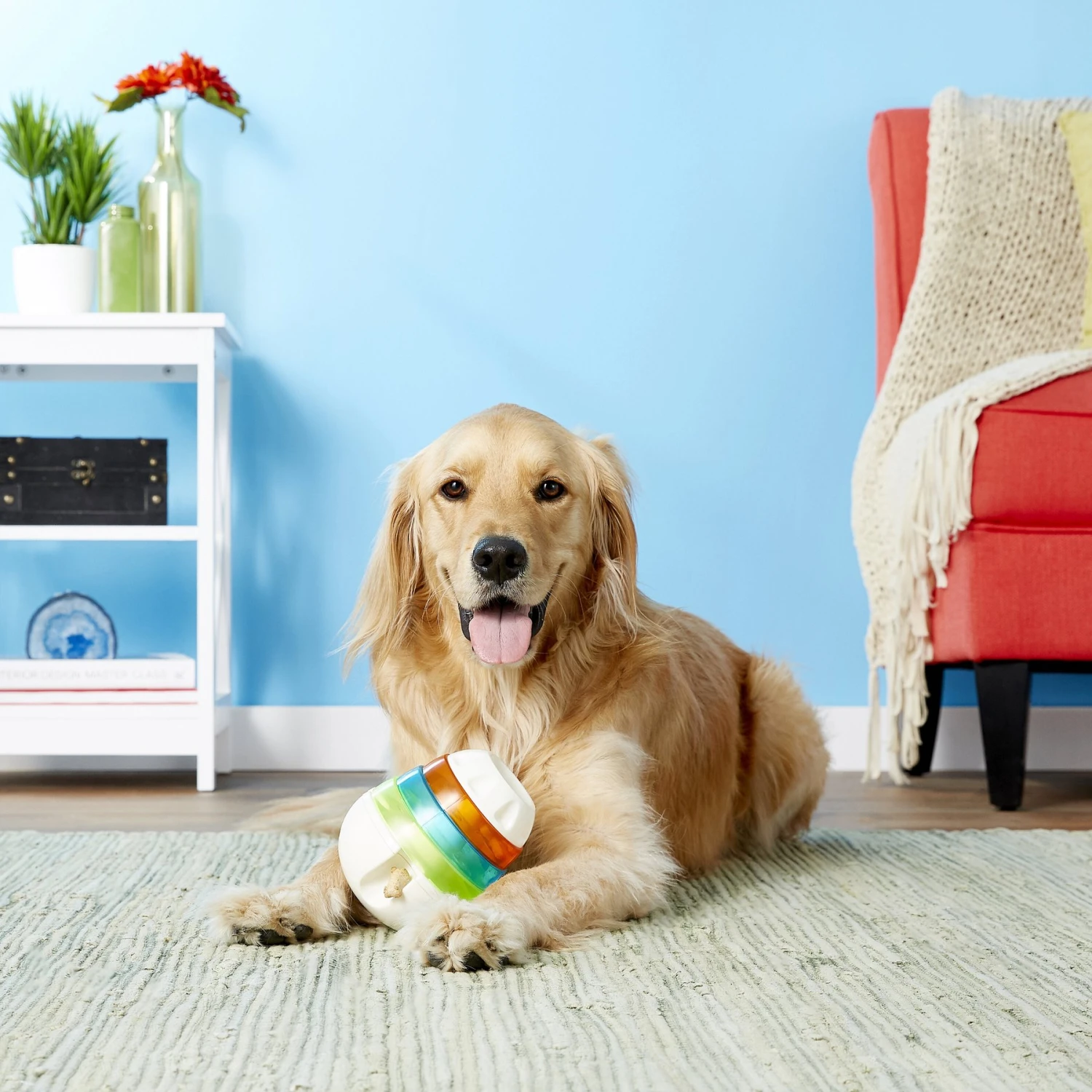 JW Pet Treat Tower Dog Toy 2 JW Pet Treat Tower Dog Toy - Image 2