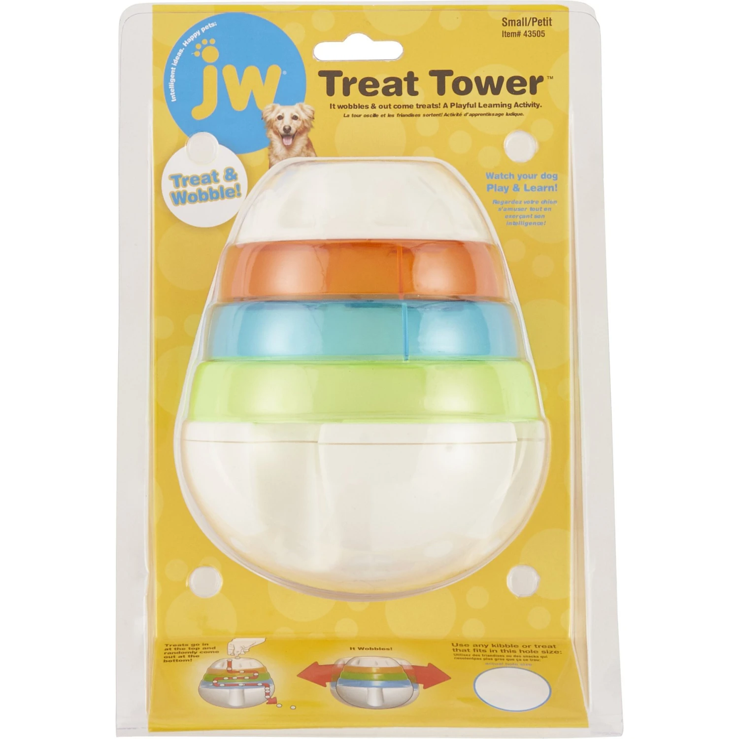 JW Pet Treat Tower Dog Toy 3 JW Pet Treat Tower Dog Toy - Image 3