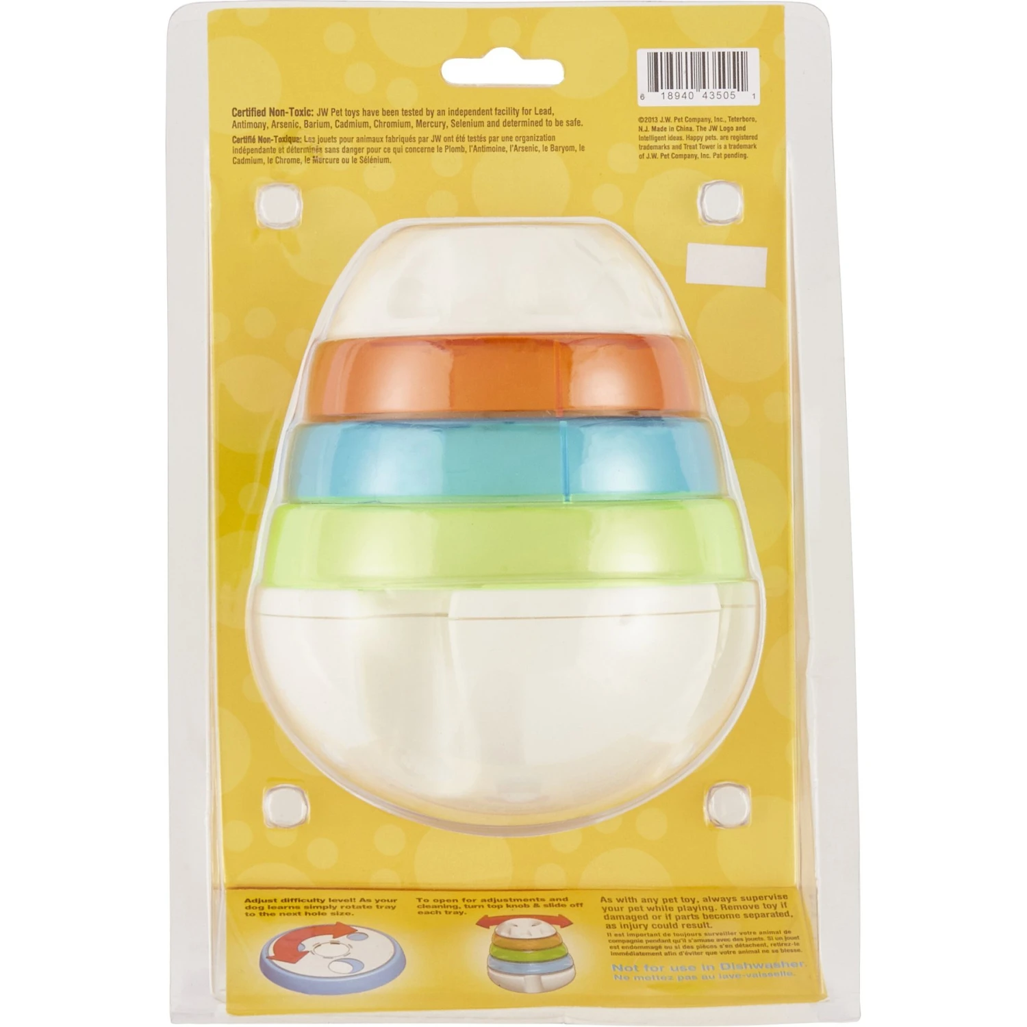 JW Pet Treat Tower Dog Toy 4 JW Pet Treat Tower Dog Toy - Image 4