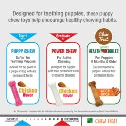Nylabone Puppy Chew Variety Toy & Treat Triple Pack 12 Nylabone Puppy Chew Variety Toy & Treat Triple Pack -Pet Toys Shop 161311 PT3. AC SS1800 V1688154738