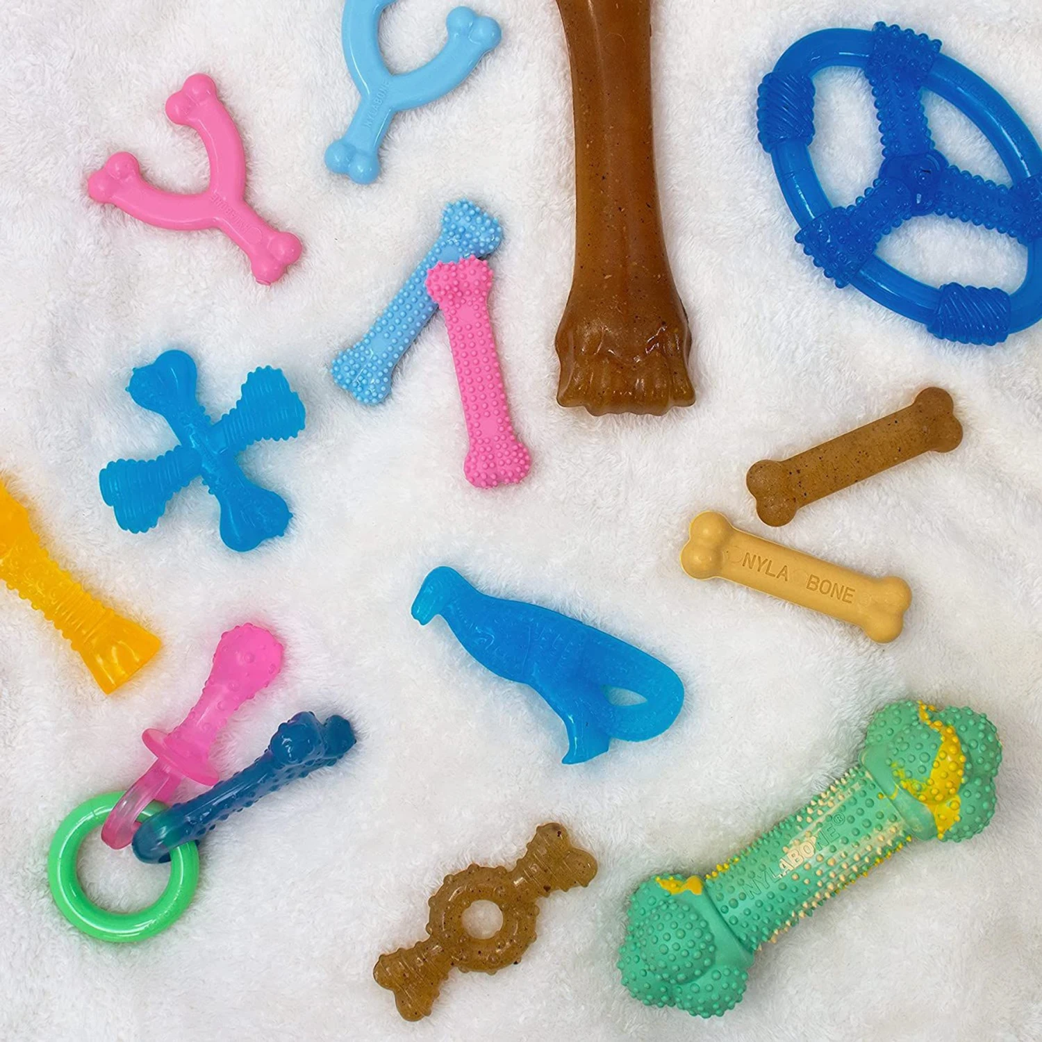 Nylabone Puppy Chew Variety Toy & Treat Triple Pack 6 Nylabone Puppy Chew Variety Toy & Treat Triple Pack - Image 6