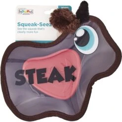 Outward Hound Squeak-Seez Cow Plush Dog Toy -Pet Toys Shop 162048 PT8. AC SS1800 V1590005363