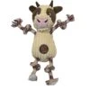 Charming Pet Ranch Roperz Cow Squeaky Plush Dog Toy