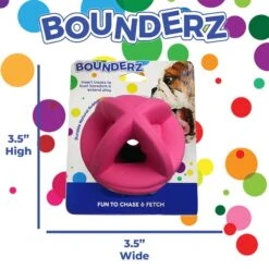 Smart Pet Love Snuggle Puppy Bounderz Rubber Dog Toy Ball -Pet Toys Shop 169329 PT2. AC SS1800 V1667519606
