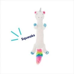 Frisco Unicorn Skinny Plush Squeaky Dog Toy 8 Frisco Unicorn Skinny Plush Squeaky Dog Toy -Pet Toys Shop 174713 PT2. AC SS1800 V1695670691