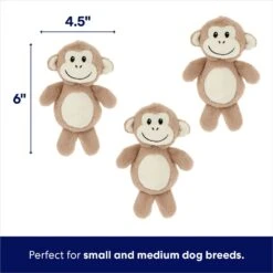 Frisco Monkeys In Tree Hide & Seek Puzzle Plush Squeaky Dog Toy -Pet Toys Shop 174759 PT2. AC SS1800 V1698345476