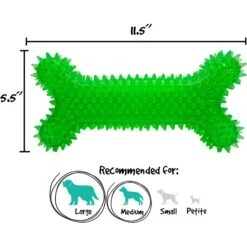 Gnawsome Spikey MegaBone Dog Toy, Color Varies -Pet Toys Shop 178561 PT4. AC SS1800 V1563229645