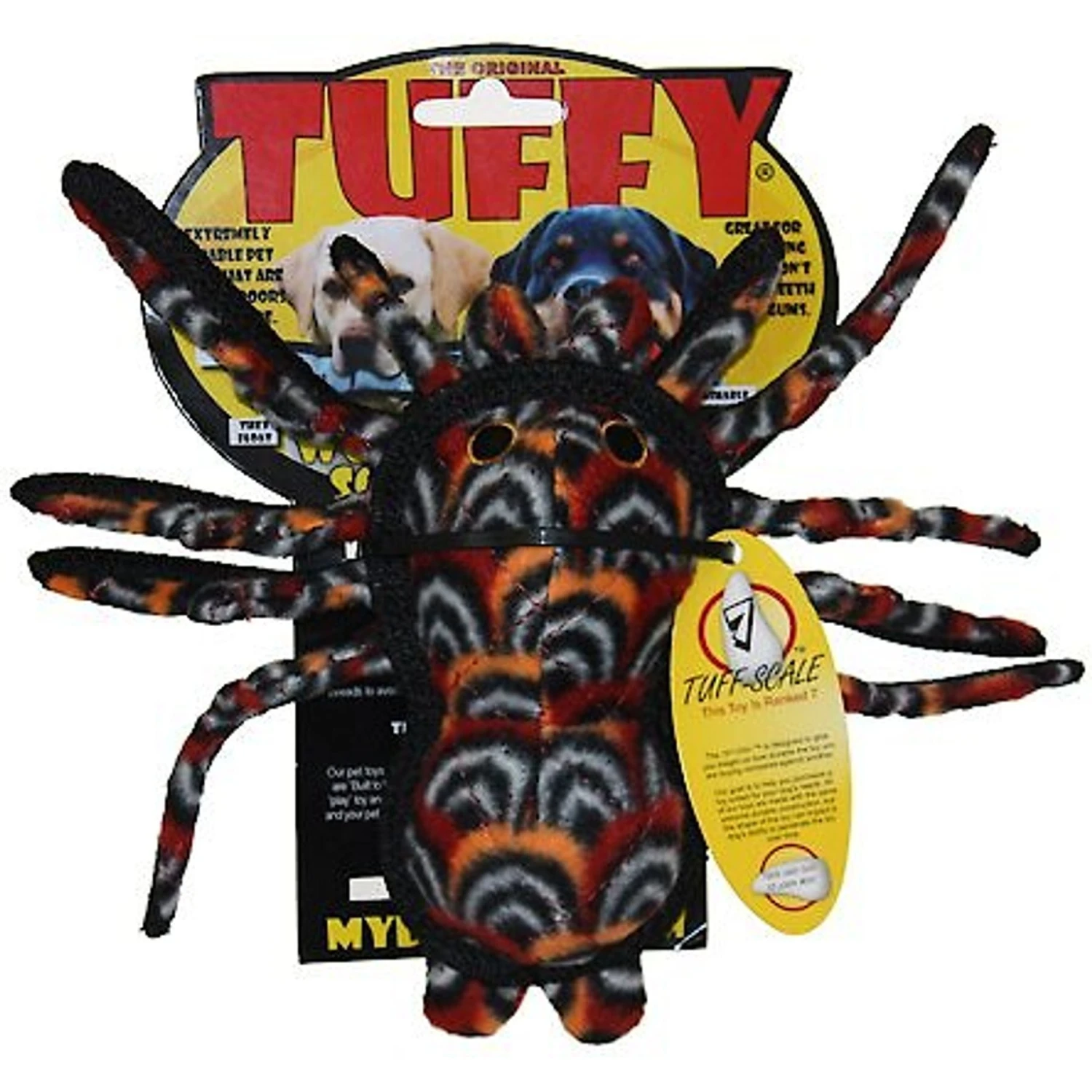 Tuffy's Desert Tarantula Plush Dog Toy 6 Tuffy's Desert Tarantula Plush Dog Toy - Image 6