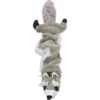 Ethical Pet Bungee Skinneeez Raccoon Stuffing-Free Squeaky Plush Dog Toy