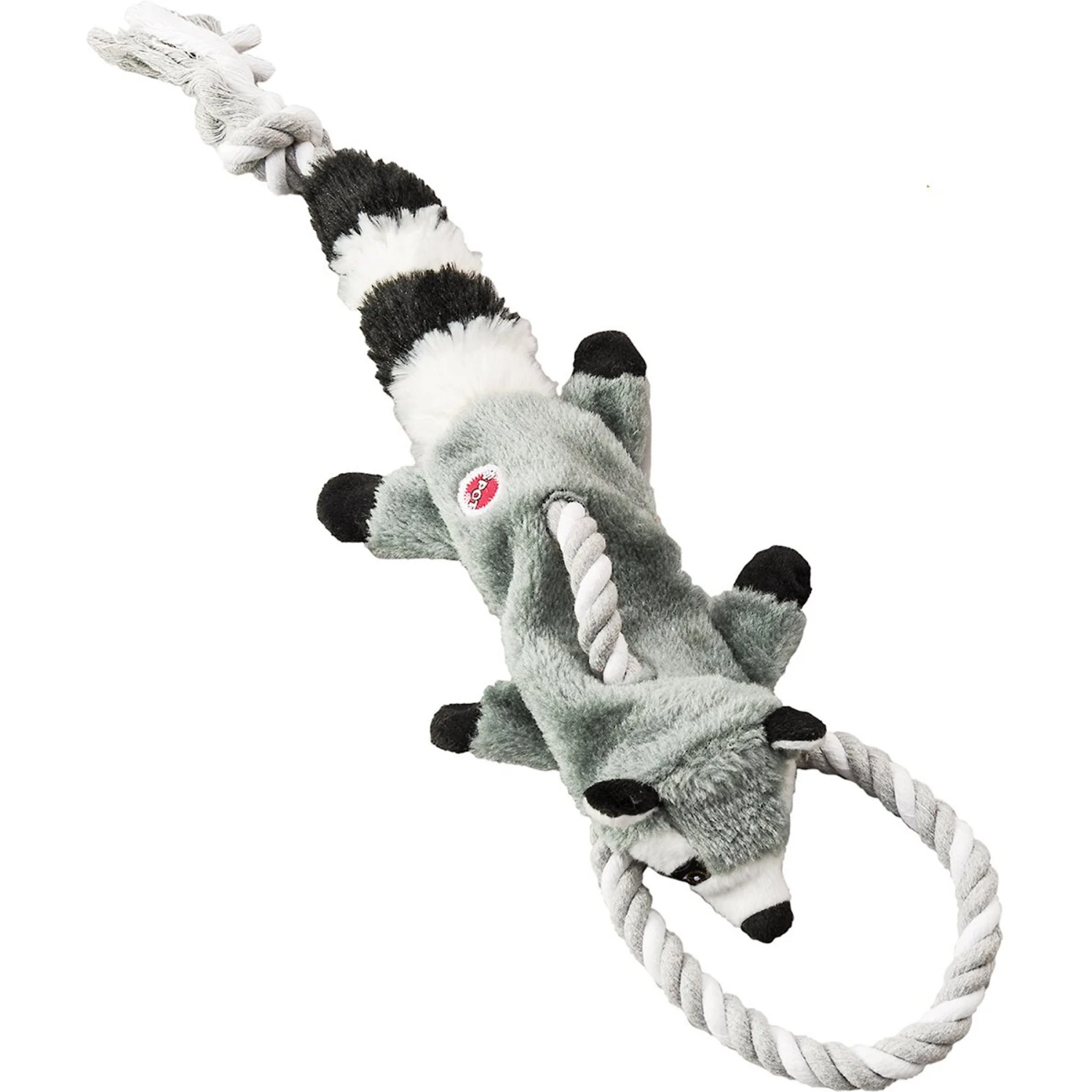 Ethical Pet Skinneeez Tugs Forest Racoon Stuffing-Free Squeaky Plush Dog Toy, Color Varies 1 Ethical Pet Skinneeez Tugs Forest Racoon Stuffing-Free Squeaky Plush Dog Toy, Color Varies