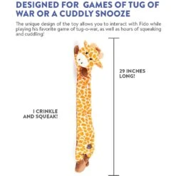 Charming Pet Longidudes Giraffe Squeaky Plush Dog Toy -Pet Toys Shop 190518 PT6. AC SS1800 V1594678274
