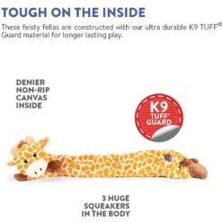 Charming Pet Longidudes Giraffe Squeaky Plush Dog Toy -Pet Toys Shop 190518 PT7. AC SS1800 V1594678640