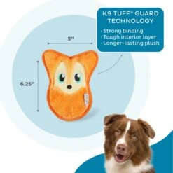 Outward Hound Invincibles Squeaky Stuffing-Free Plush Dog Toy -Pet Toys Shop 190586 PT2. AC SS1800 V1631682459