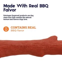 Petstages Dogwood BBQ & Natural Flavor Tough Dog Chew Toy -Pet Toys Shop 190700 PT3. AC SS1800 V1636509123