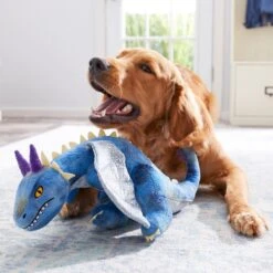 Frisco Mythical Mates Bluefoot The Blue Dragon Plush Squeaky Dog Toy 5 Frisco Mythical Mates Bluefoot The Blue Dragon Plush Squeaky Dog Toy -Pet Toys Shop 204487 PT2. AC SS1800 V1583271230