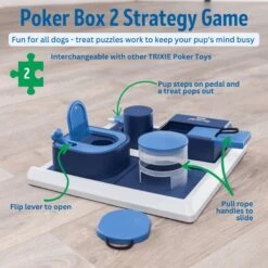 TRIXIE Poker Box 2 Activity Strategy Game Dog Toy -Pet Toys Shop 207409 PT3. AC SS1800 V1686340004