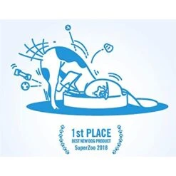 IFetch IDig Go Dog Toy, Blue -Pet Toys Shop 213248 PT5. AC SS1800 V1575486217