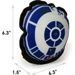 Buckle-Down Star Wars R2D2 Droid Squeaky Plush Dog Toy -Pet Toys Shop 216324 PT4. AC SS1800 V1649937404