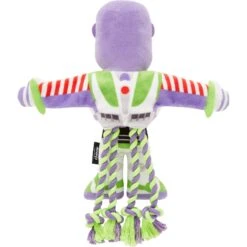 Pixar Buzz Lightyear Plush With Rope Squeaky Dog Toy -Pet Toys Shop 220593 PT2. AC SS1800 V1612364804