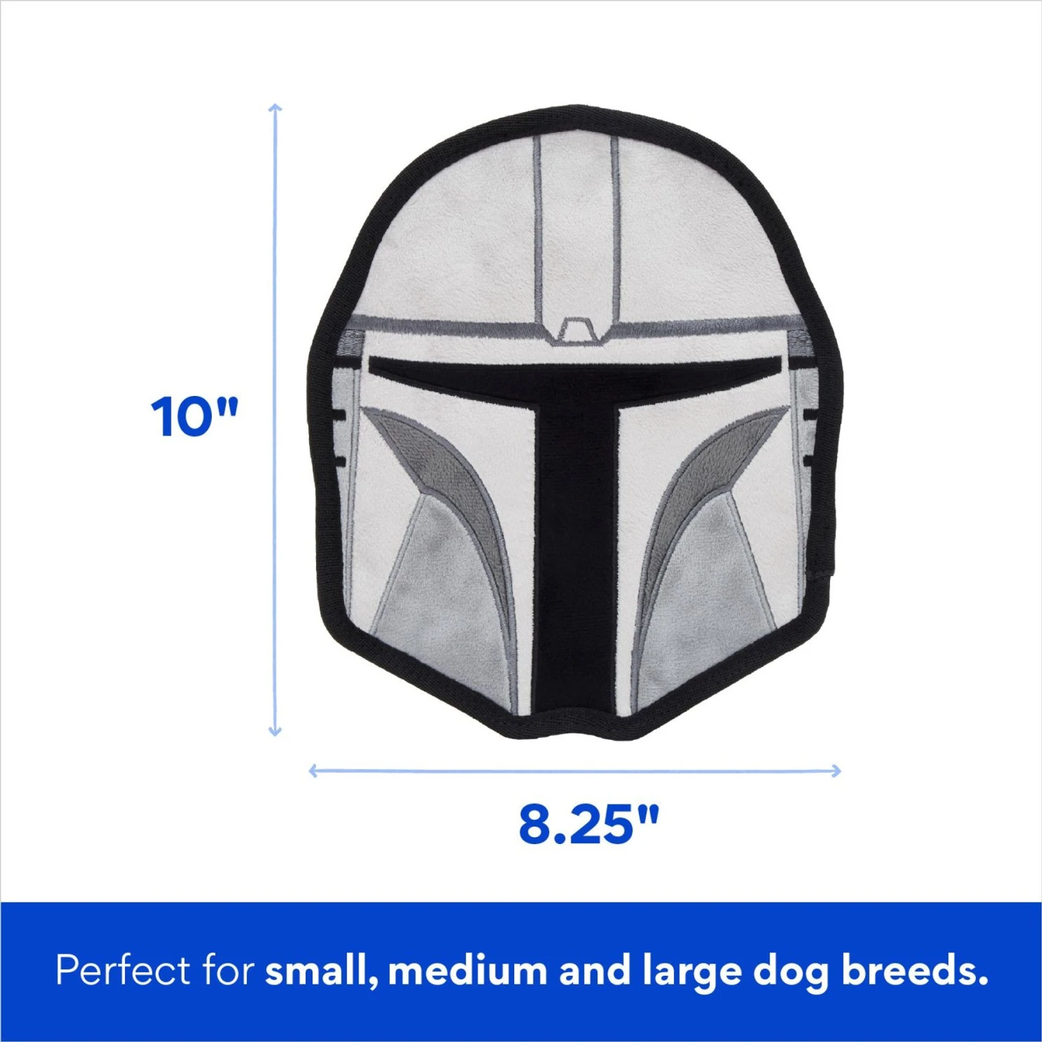 STAR WARS THE MANDALORIAN Flat Plush Squeaky Dog Toy 2 STAR WARS THE MANDALORIAN Flat Plush Squeaky Dog Toy - Image 2