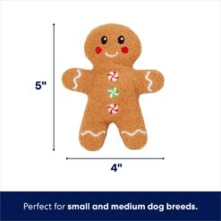 Frisco Holiday Milk & Gingerbread Cookies Hide & Seek Puzzle Plush Squeaky Dog Toy -Pet Toys Shop 233262 PT2. AC SS1800 V1694809545