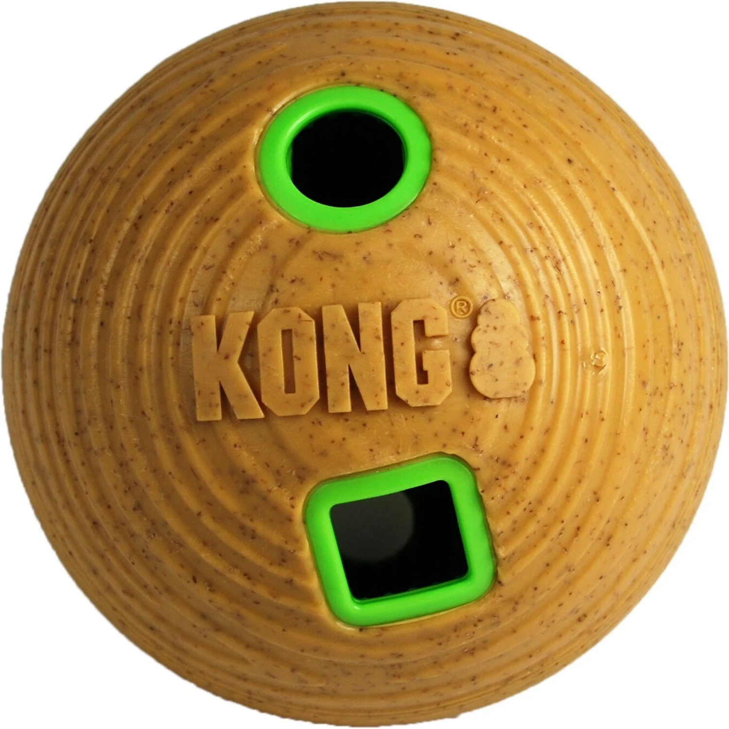 KONG Bamboo Feeder Ball Dog Toy 1 KONG Bamboo Feeder Ball Dog Toy