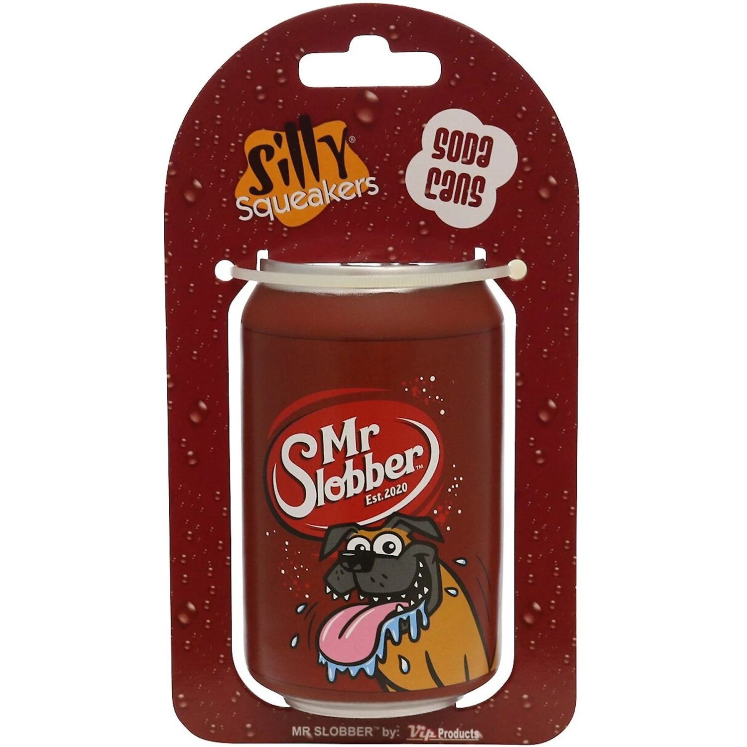 Silly Squeakers Soda Can Mr. Slobber Squeaky Dog Toy 4 Silly Squeakers Soda Can Mr. Slobber Squeaky Dog Toy - Image 4