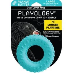 Playology Scented Dual Layer Ring Dog Toy